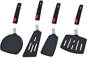 Professional Grade Silicone 4-Piece Non-Stick Utensil Set