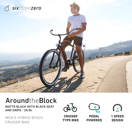 sixthreezero Around The Block Men’s Beach Cruiser Bike,