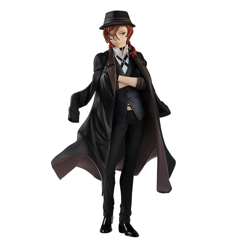 Zhongkaihua Nakahara Chuuya Figure 18CM Anime Merch Nakahara Chuuya Action Model PVC Statue Home Desk Decoration Christmas Birthdays Ornament