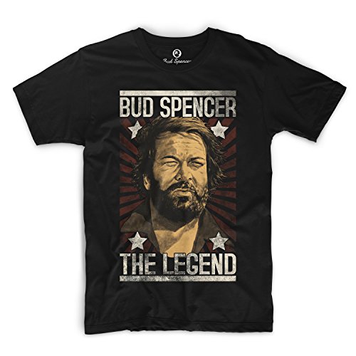 Bud Spencer - LEGEND - T-Shirt (S) Schwarz