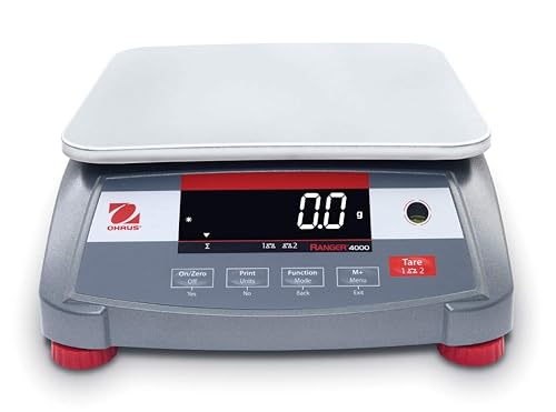 OHAUS 30236775 Modelo R41ME3 Ranger 4000 Báscula compacta, capacidad de 105.82 oz x legibilidad de 0.00 oz
