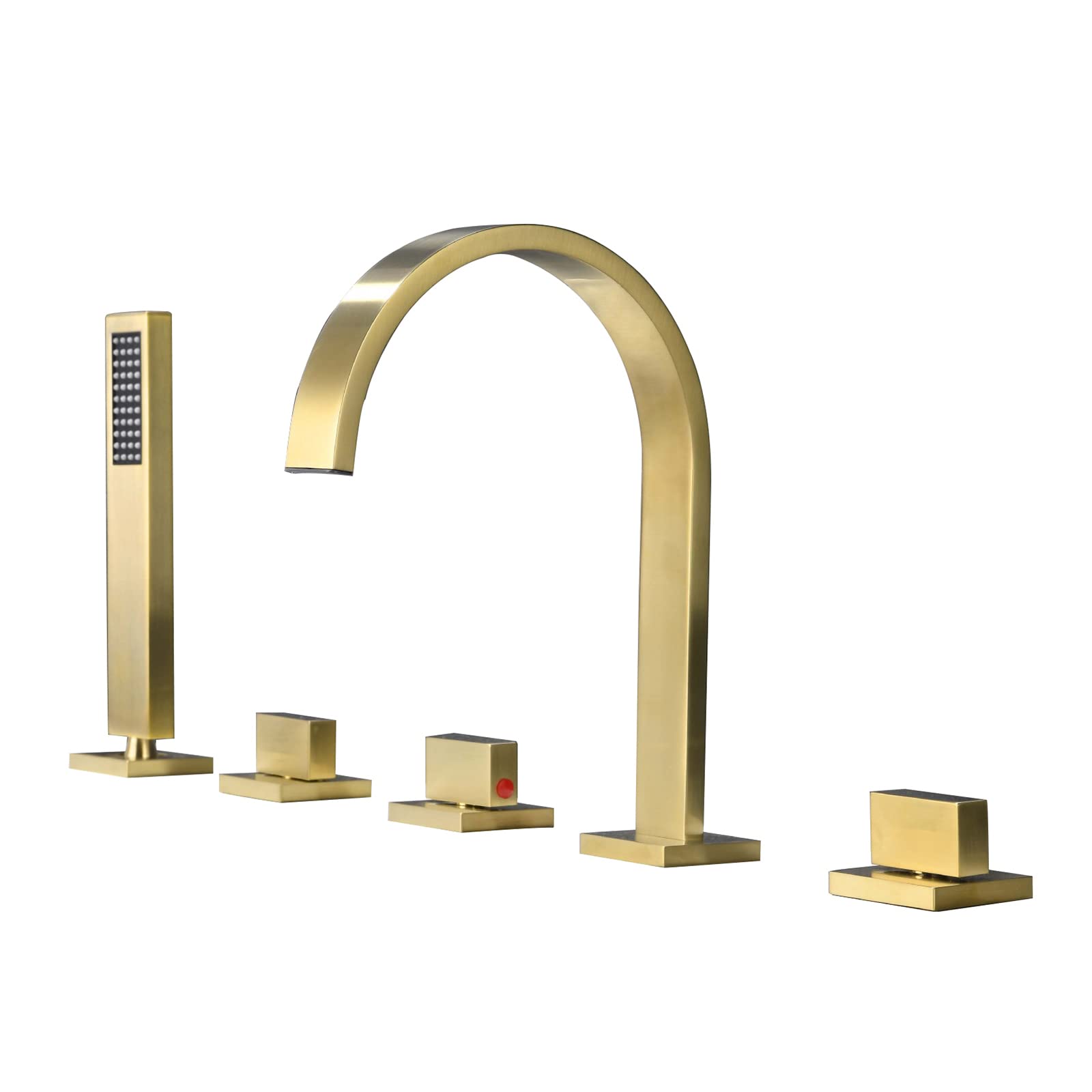 Robinet mitigeur de bain-douche 5 trous pour une salle de bain design et relaxante