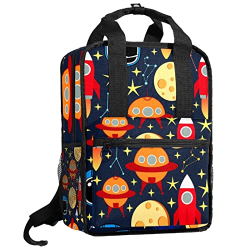 Sac à dos garçons motif abstrait et bretelles réglables pour portage ergonomique