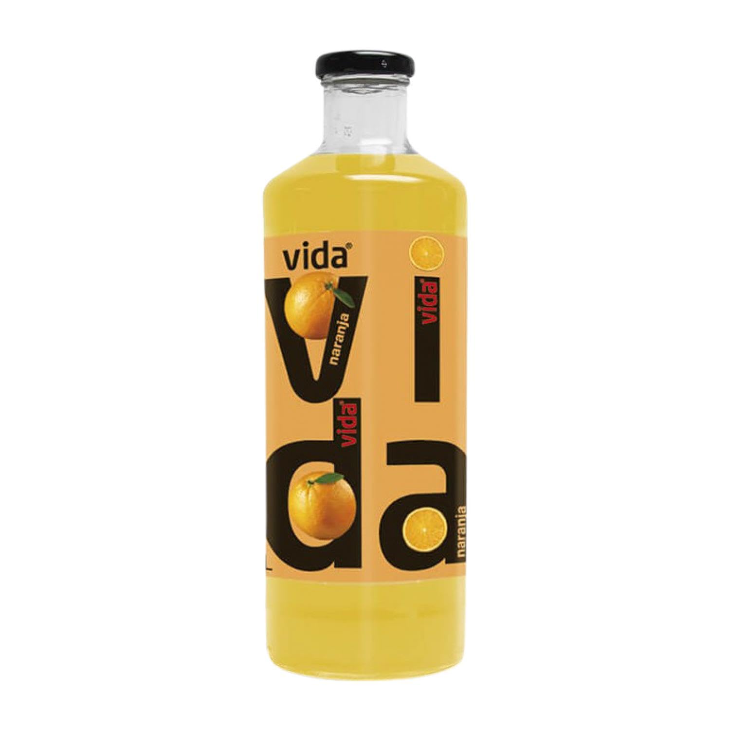 Refrescos y Mixers Caja de 24 unidades Vida Zumo Naranja 1 L