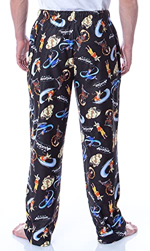 Nickelodeon Men's Adult Avatar The Last Airbender Cartoon Character Loungewear Pajama Pants4