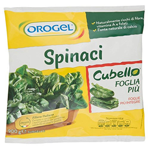Orogel Spinaci Cubello, 900 g (Surgelato)
