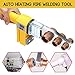 HLIGHT Fusion Welder Fusion Tool Kit PPR Pipe Welder 800W 220V Digital Temperature Controlled Water Pipe Welding Machine Electric Heating Hot Melt Tools Kit for PPR PP PE PVC Tube