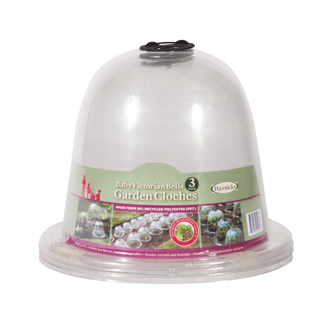 Haxnicks Bell050101 viktorianische Glocke, transparent, 3 Stück