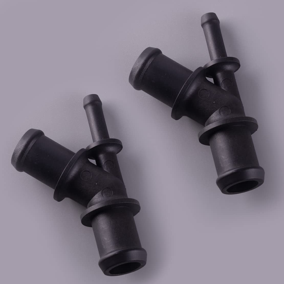 2 adaptadores de conector de agua para manguera de calefacción, de 3 vías, 22 mm-22 mm-8 mm