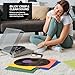 Side A Vinyl Record Brush with Soft Carbon Fibre Bristles, Anti-Static, Gentle Cleaning & Dusting- Essential Record Player Accessory