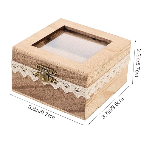 Boîte décorative pour rangement de bijoux et bagues de mariage