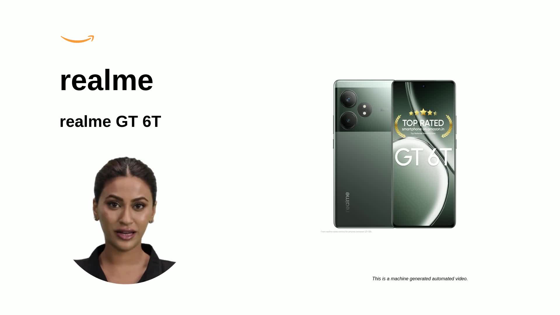 Refurbished) realme GT 6T 5G (Razor Green,8GB RAM+256GB Storage