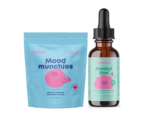 JoySpring Saffron Gummies and Methylfolate for Kids