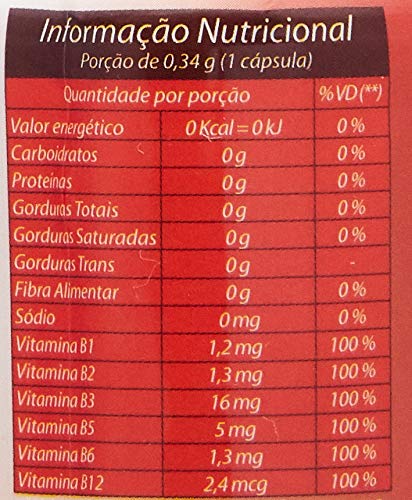 Complexo B - 60 Cápsulas, Fitoway