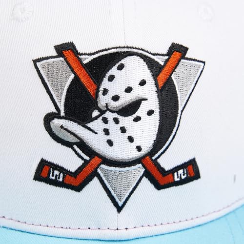 Image of TRIVINKIN Mighty Ducks hat Men's Duck hat Hockey Cap Adjustable Snapback Baseball Hat with Embroidered Logo Size (S-XL)