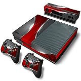 ZOOMHITSKINS X1 Skins for Console and Controller, Metal Grey Silver Red Purple Graphic Art Fuchsia E