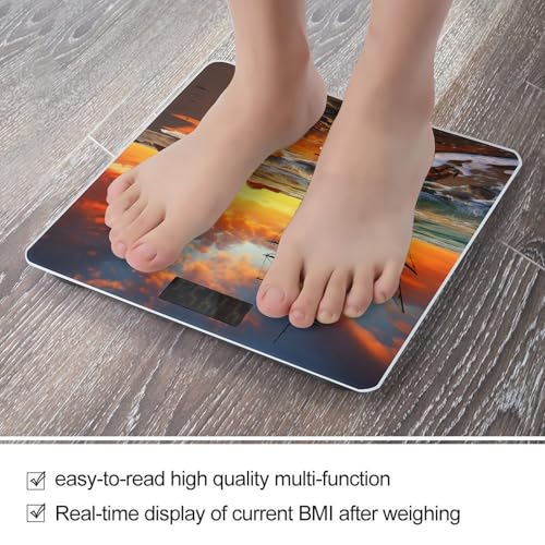 Báscula Digital de Baño Capacidad 400 lb Pantalla LCD miniatura 5