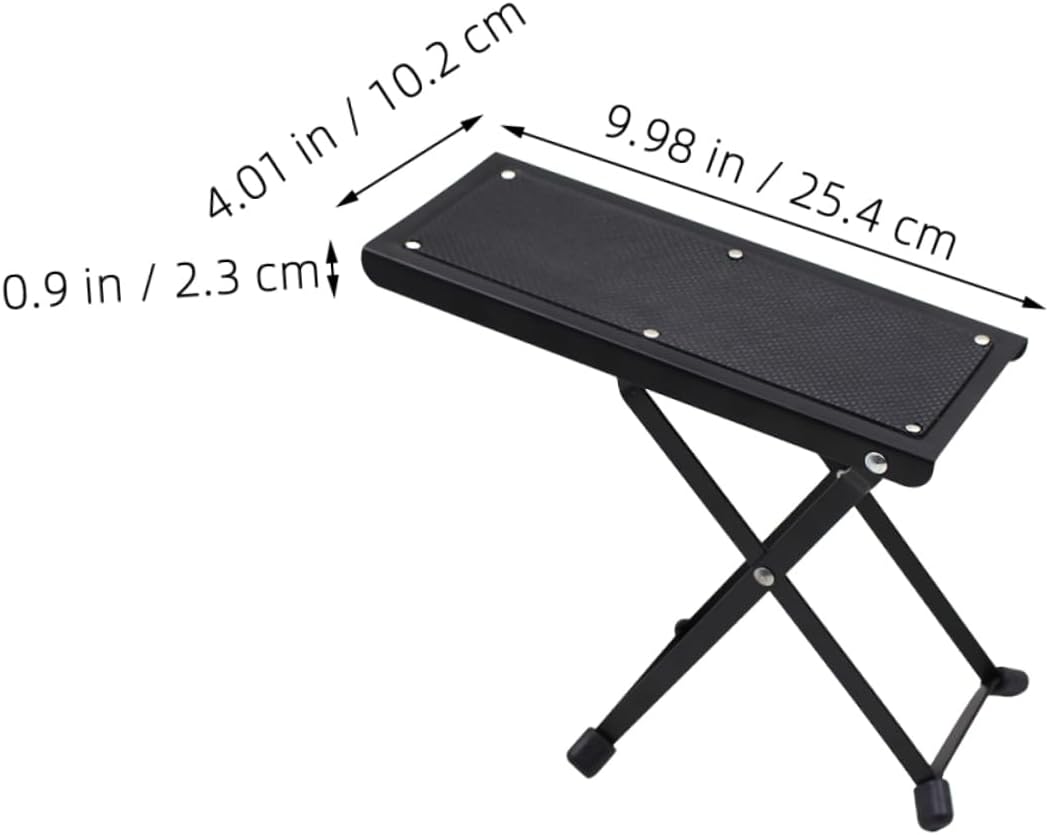 Guitar Foot Stool Classic Guitar Foot Pedal Sturdy Material Foldable Stool