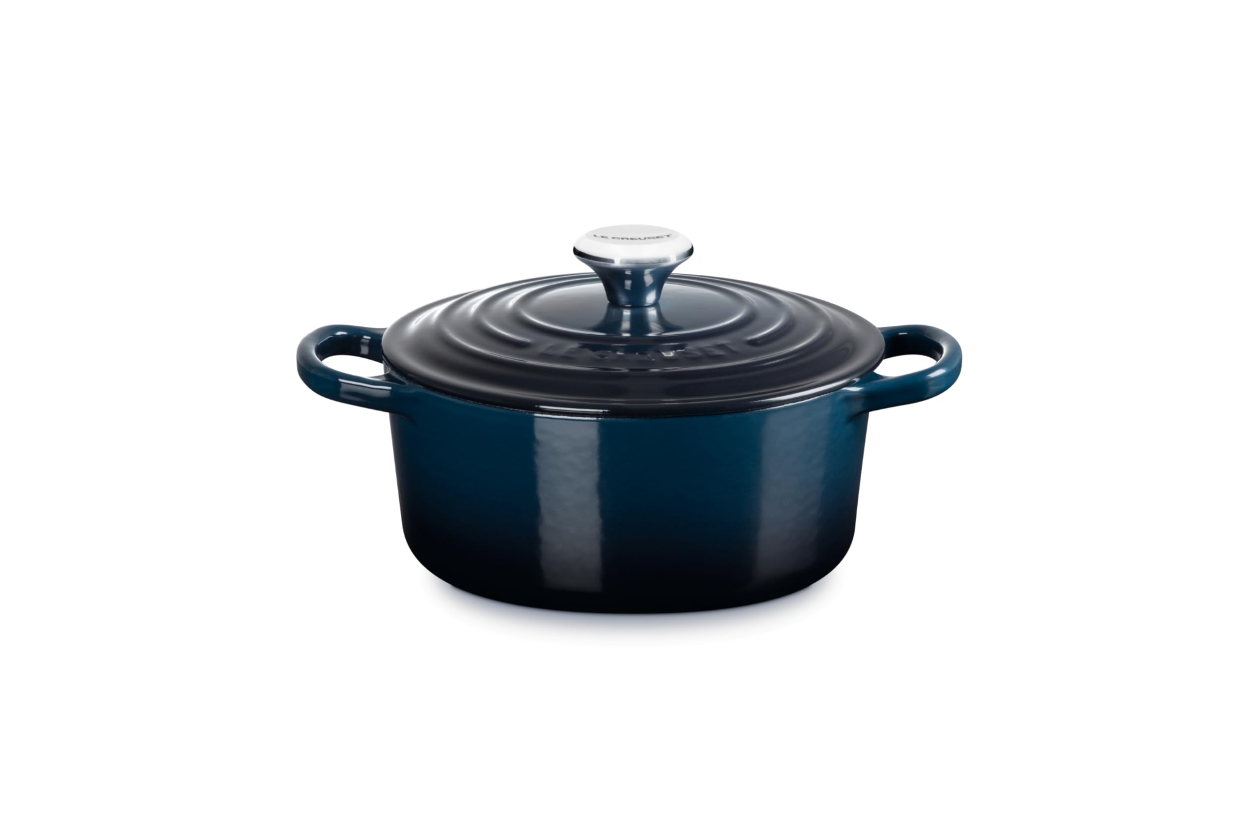 【1点のみ】ル・クルーゼ ココットロンド　18cm ネイビー Amazon.co.jp: ル・クルーゼ(Le Creuset) 鋳物 ホーロー 鍋