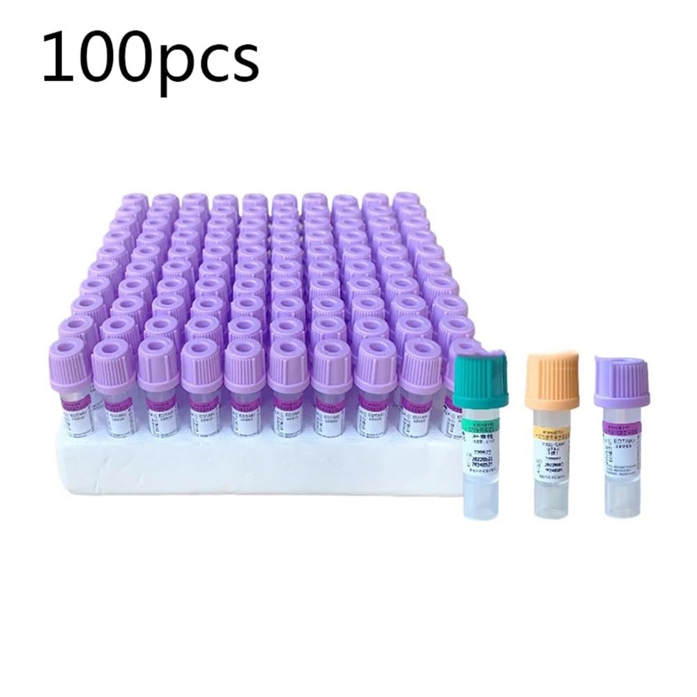 100 sztuk sterylna rura do zbierania 0,5 ml 1 ml EDTAK3 do laboratoryjnego pobierania próbek (0,5 ml heparynlitu)