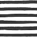 24 Count Elise Premium Patterned Beverage Napkins, Dotted and Striped, Licorice