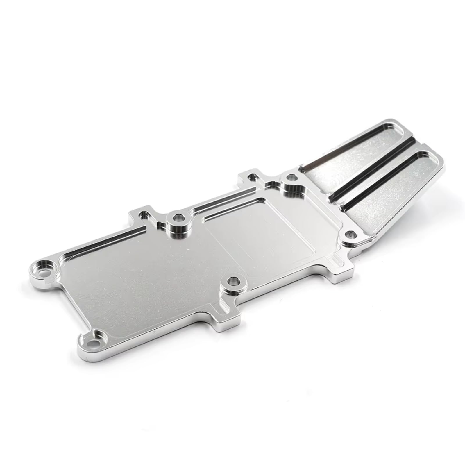 Placa Deslizamiento Trasera Aluminio para Tamiya para Hornet para EVO 1/10 Control Remoto Actualizaciones Piezas Coche Accesorios XS-TA29237SV Piezas Coche RC