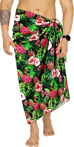 HAPPY BAY Men's Sarong Cover Up Beach Swimwear