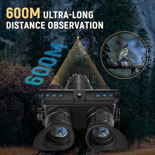 Gafas de visión nocturna 4K con zoom 8X y enfoque manual miniatura 5