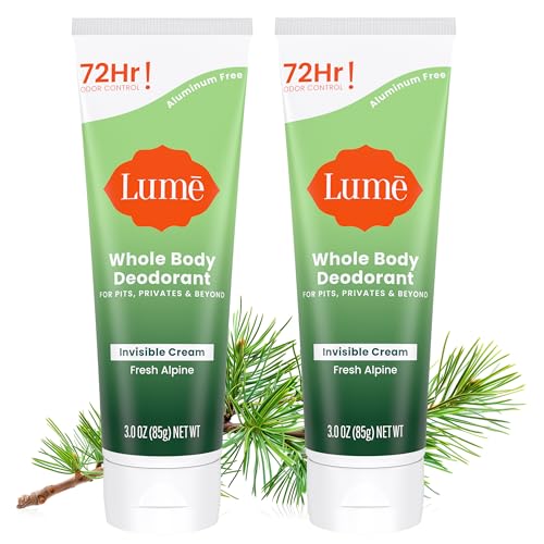 Lume Whole Body Deodorant - Invisible Cream Tube