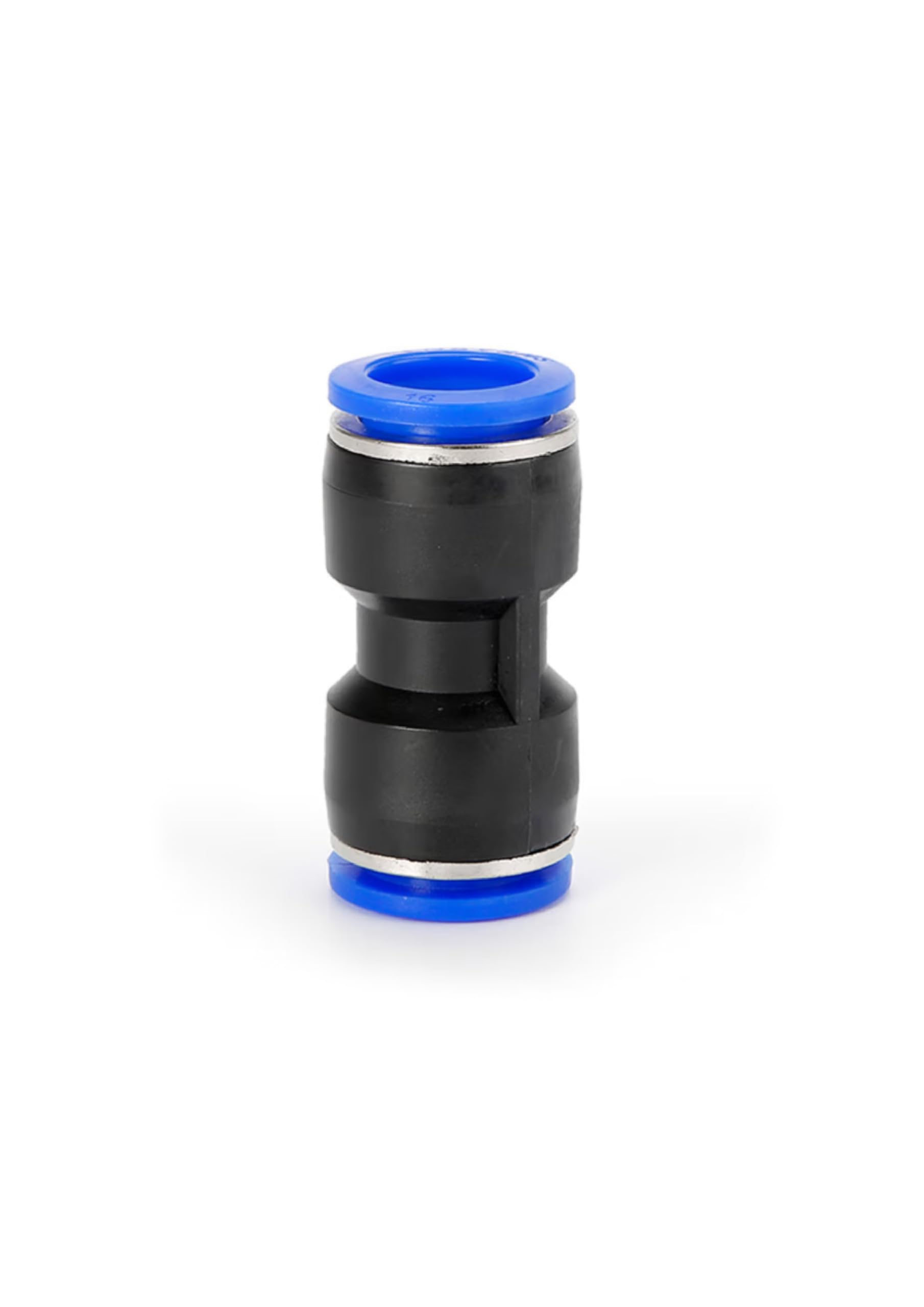 Mooh Black/Blue Uk Celtd Push Fit Straight Connectors For Compressed Air Etc Metric Imperial (Push In Pu 10Mm)