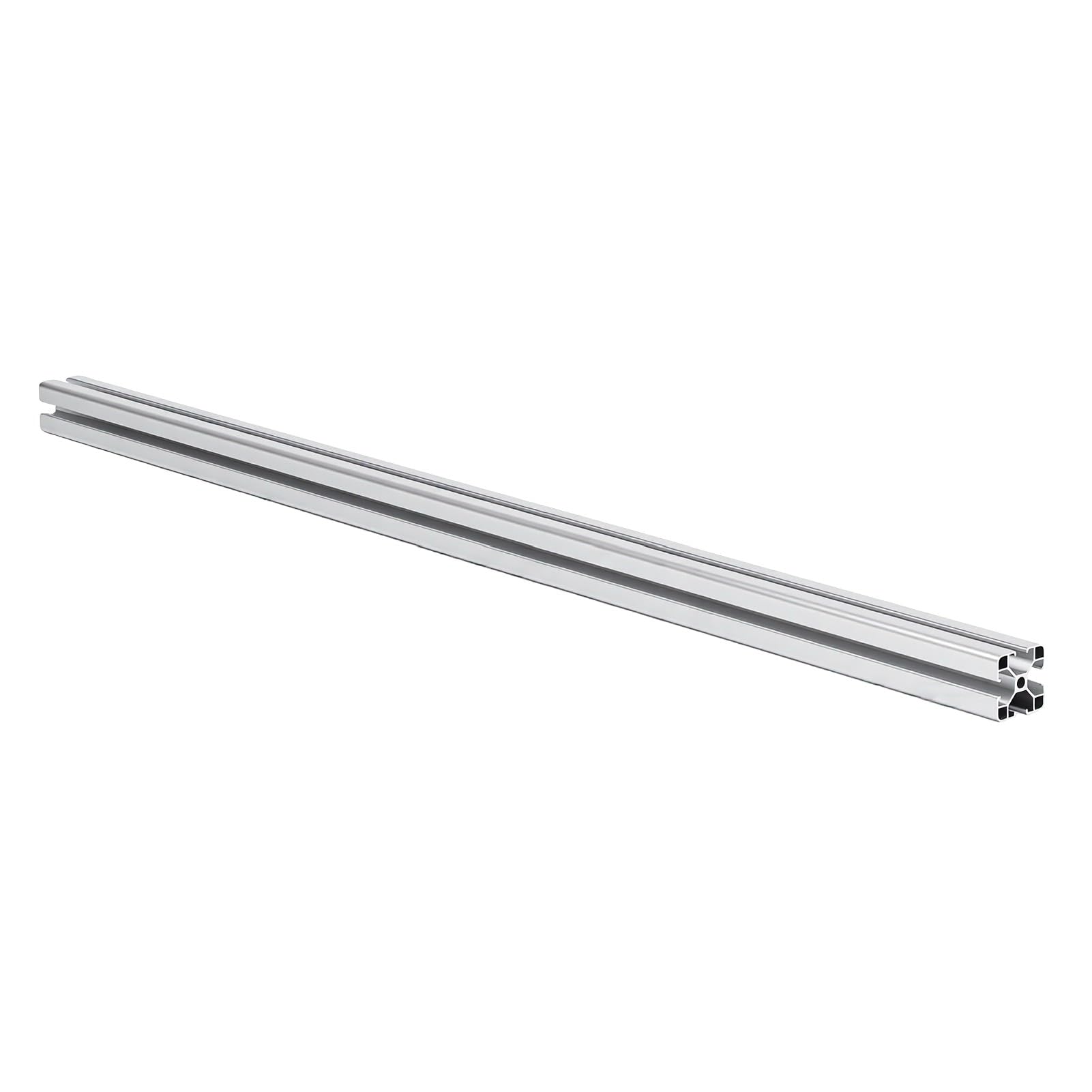 Marco de Perfil de Aluminio 4040, Diseño Ligero Blanco Plateado con Ranura en T para Maquinaria Industrial, Espesor de 1,5 Mm