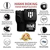 Hawk-Padded-Inner-Gloves-Training-Gel-Elastic-Hand-Wraps-for-Boxing-Gloves-Quick-Wraps-Men-Women-Kickboxing-Muay-Thai-MMA-Bandages-Fist-Knuckle-Wrist-Wrap-Protector-Handwraps-Pair Hawk Padded Inner Gloves Training Gel Hand Wraps for Boxing Quick Wraps Men & Women Kickboxing Muay Thai MMA Bandages Fist Knuckle Wrist Protector Handwraps (Pair) (Black, S/M)