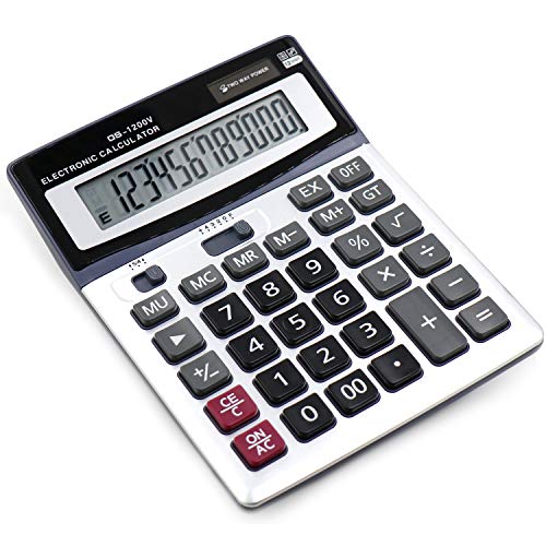 Amazon.co.jp: TOSSOW 電卓 12桁 計算機 大型 おしゃれ 簿記