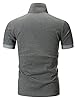 STTLZMC Mens Casual Short Sleeve Polos Tennis Golf Classic Polo Shirts (4XL, Dark Grey) #1