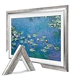 TV Guard Frame TV Bezel, Compatible With Samsung The Frame TV, 55 Inch, Matte Silver, Suitable for Wall Mounted Televisions