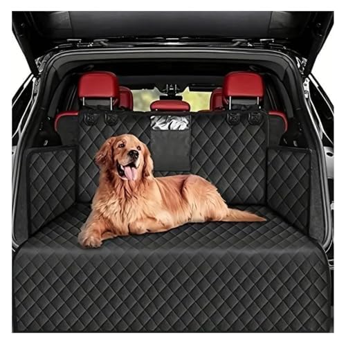 Kofferraumschutz Hund für VW Tiguan SUV 2020 2021 2022 2023,Auto Kofferraum Schutzmatte Wasserdicht Kratzfest Hundedecke Schutzmatte und Ladekantenschutz Zubehör