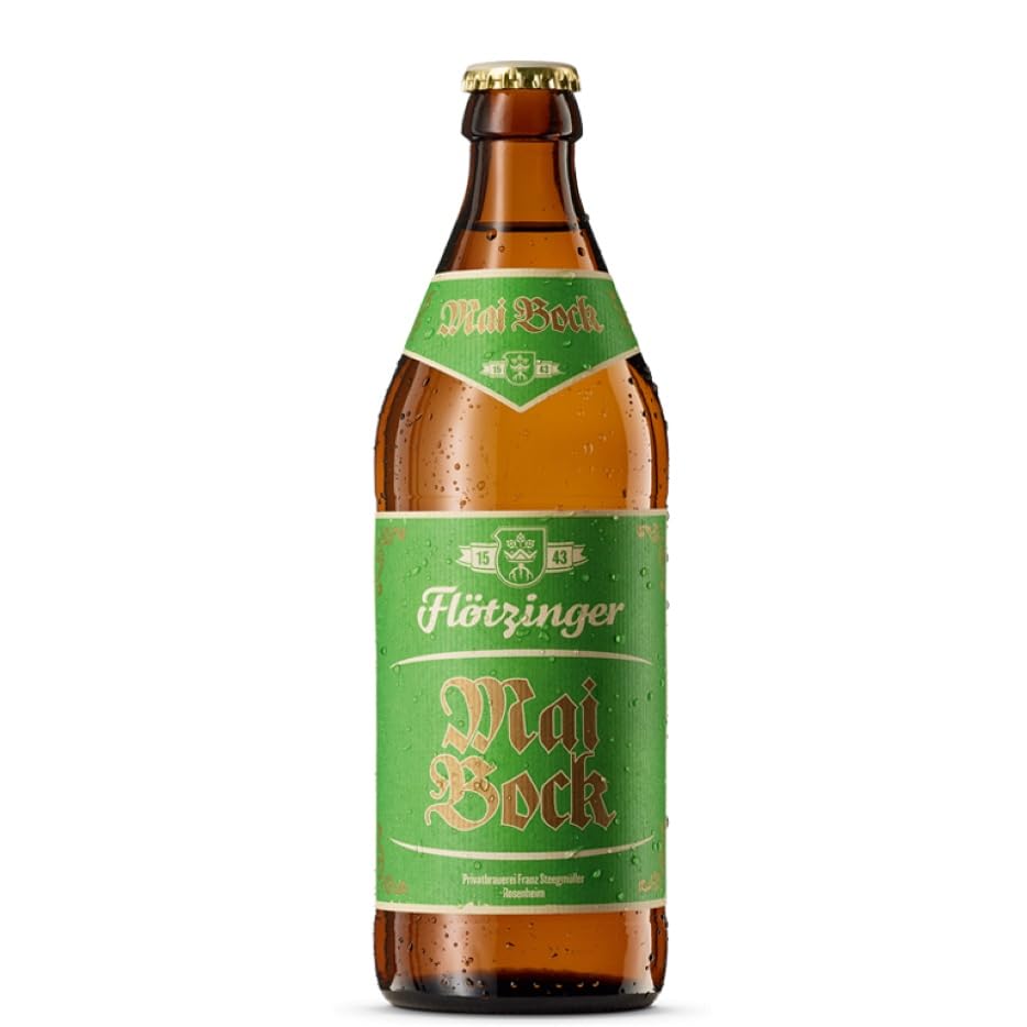 Bierpaket Maibock 4 Verschiedene Sorten und 2 Frühlingsbock aus Deutschen Brauereien 0,5 Liter Alk. 7,2% - 5,9% Vol.