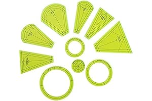 Dresden Quilting Template Set: Precision Patchwork Tool for Mesmerizing Creations