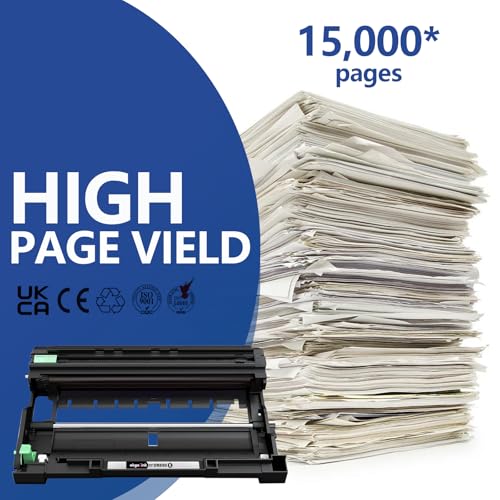 Image of DR830 Drum Unit 2 Pack Compatible Replacement for Brother DR830xl DR-830 tn830 Drum use for DCP-L2640DW HL-L2460DW HL-L2405W HL-L2480DW MFC-L2820DW MFC-L2807DW HL-L2400D HL-L2865DW MFC-L2900DW Printer