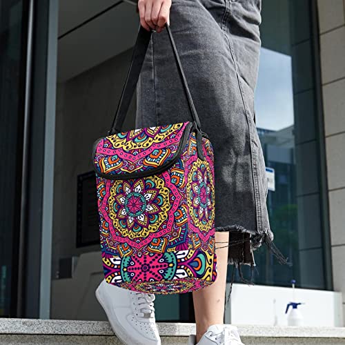 Bolsa de almuerzo psicodélico indio compacta contra pérdidas de calor 6