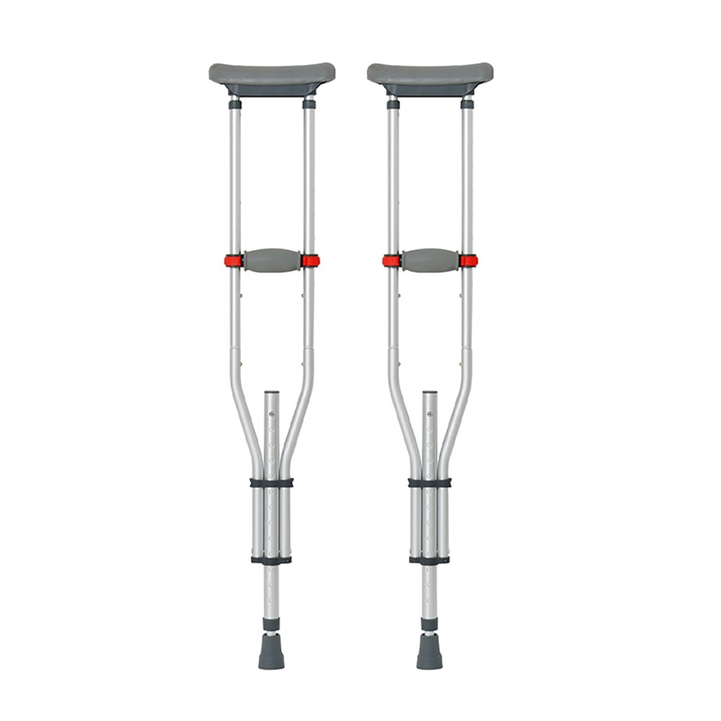 Kule dla dorosłych Kule dla niepełnosprawnych pod pachami/ręczne Laski Regulowana wysokość Kule dla niepełnosprawnych Składane Kule Zakres 98-158 cm Idealne do podróży lub pracy Learned extensively
