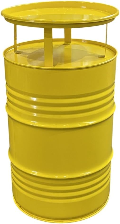 Srm Design Fassmöbel Stehtisch Bistro-Tisch Design Partytisch Gelb Ø 57cm Höhe 108cm