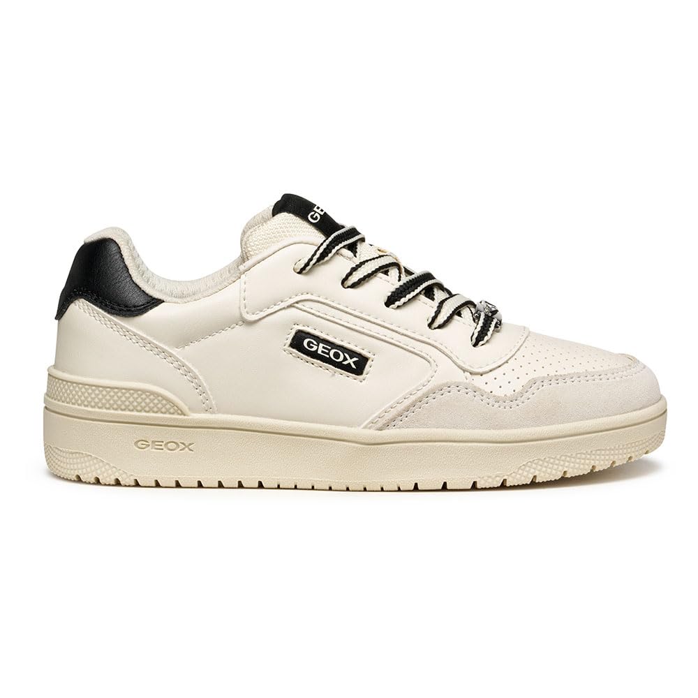 Geox Herren Lt Ivory Junior J Washiba Boy Sneakers 34_Eu