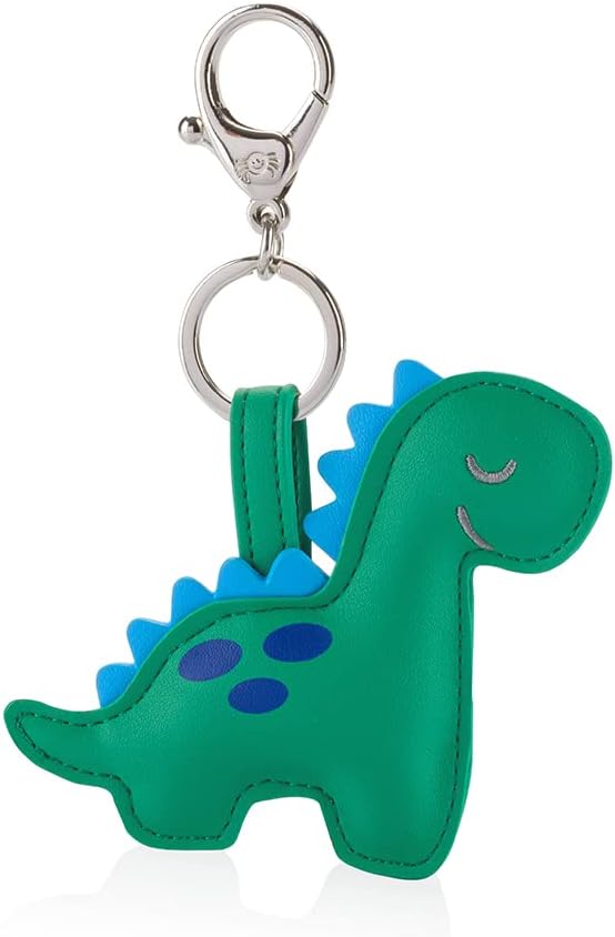 Itzy Ritzy Puffy Diaper Bag Charm, Purse Charm and Keychain; Vegan Leather Accessory Features A Durable Hinged Clasp and Modern Puffy Design