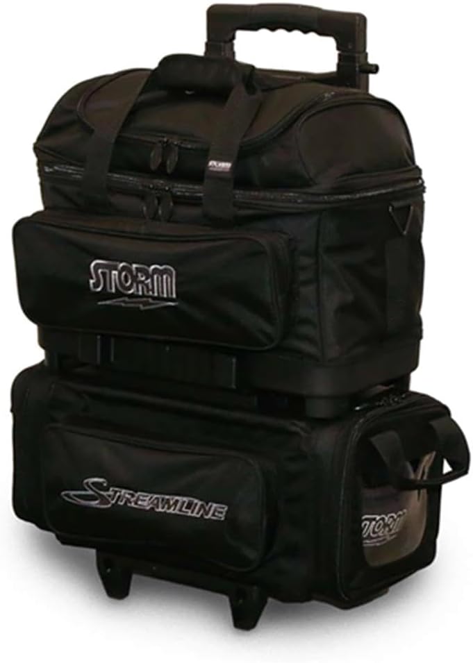 Storm Streamline 4 Ball Roller Bowling Bag- Carbon/Black