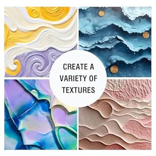 Falling in Art Modeling Paste for Acrylic Painting, 16.9 Oz Lightweight Acrylic Textured Paste for Textured Art