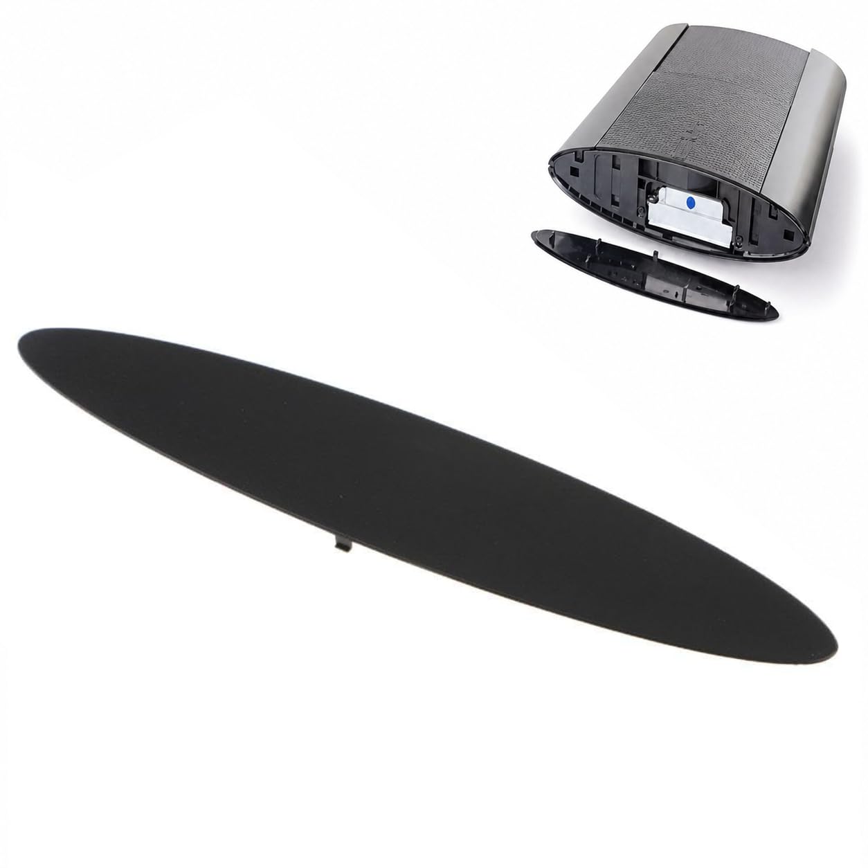 TCOS TECH HDD Bay Cover Plate Replacement Compatible with PS3 Super Slim Console, Hard Drive Door Cover for Playstation 3 Super Slim CECH-4000 Series-image-9