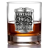English Pewter Company Vintage Years 1949 70th Birthday or Anniversary Old Fashioned Whisky Rocks Glass Tumbler - Unique Gift Idea For Men [VIN001]