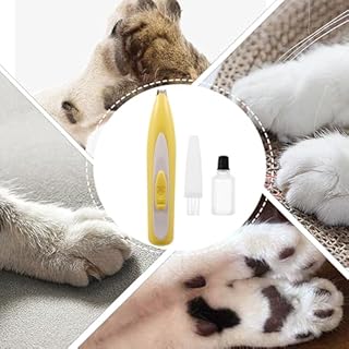 ARTIBETTER Tosatrice Elettrica per Cani e Gatti Ricaricabile Rasoio Professionale per Peli Animali Design Silenzioso Strumento di Toelettatura per Rimuovere Peli da Orecchie e Zampe