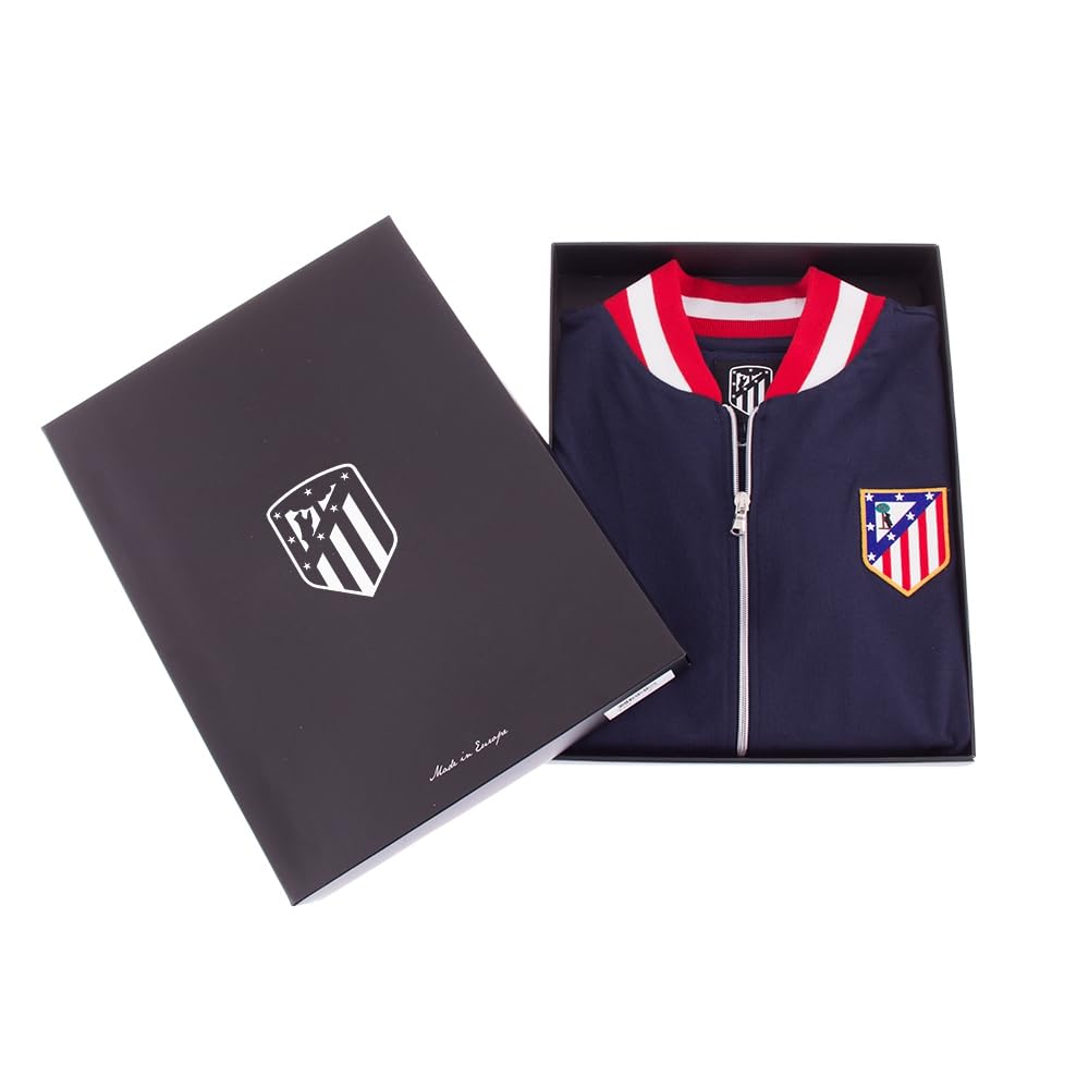 Copa - Chaqueta de entrenamiento - Fútbol - Hombre - Atletico de Madrid 1969 - Retro - Azul - 50% algodón - 50% poliéster